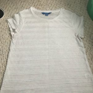 Simply Vera white detailed tee